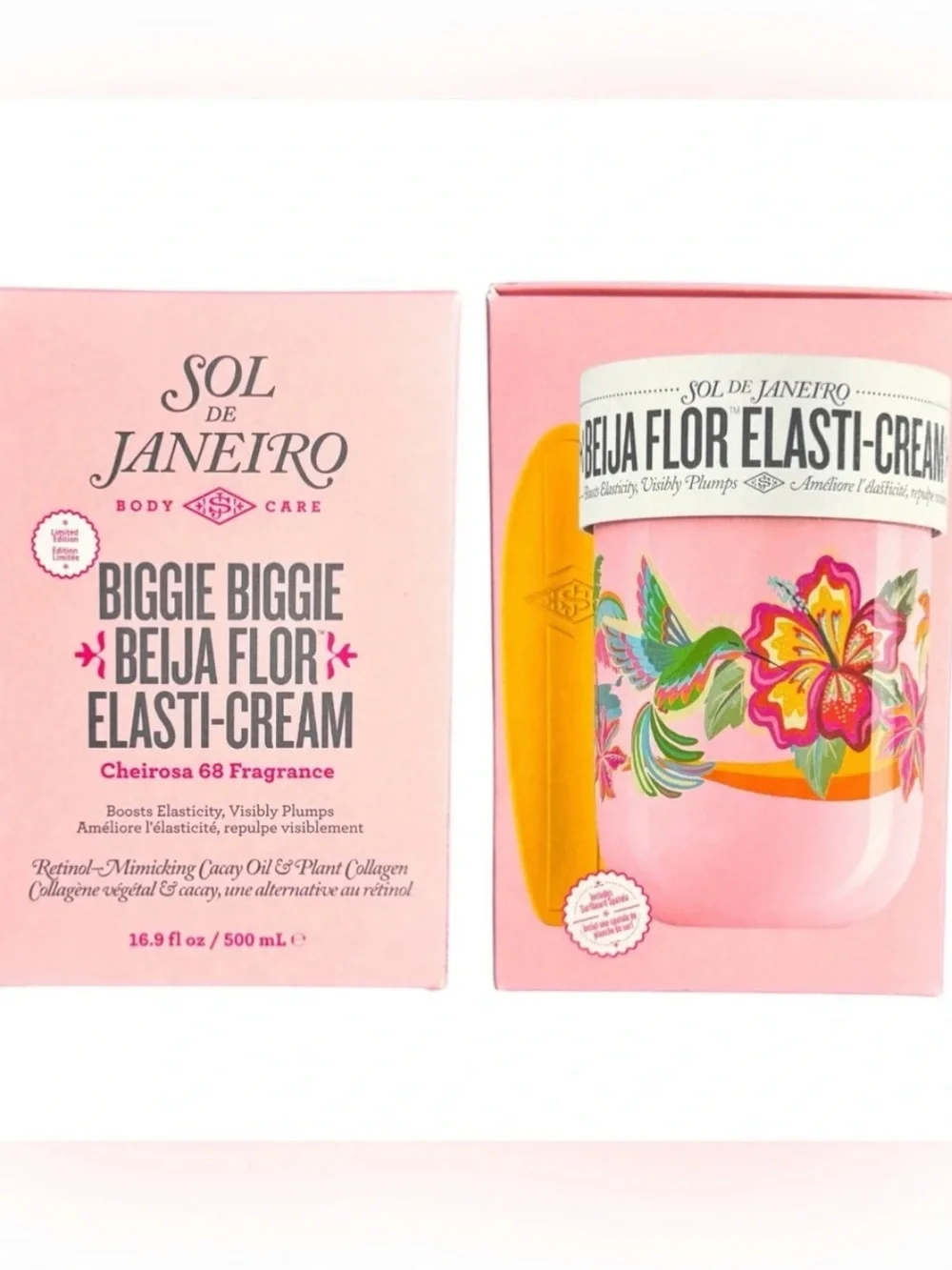 NEW Limited Edition Sol de Janeiro Biggie Biggie Beija Flor Elasti-Cream